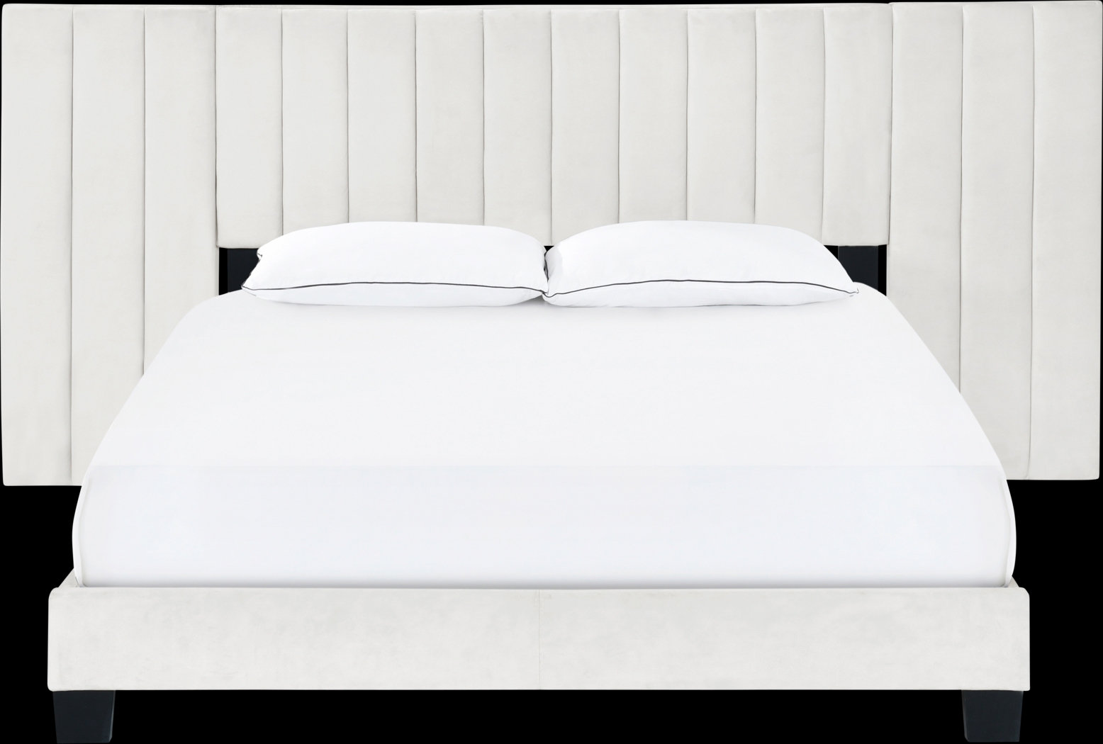 Larkhaven White Queen Bed - Thumbnail - Image 2