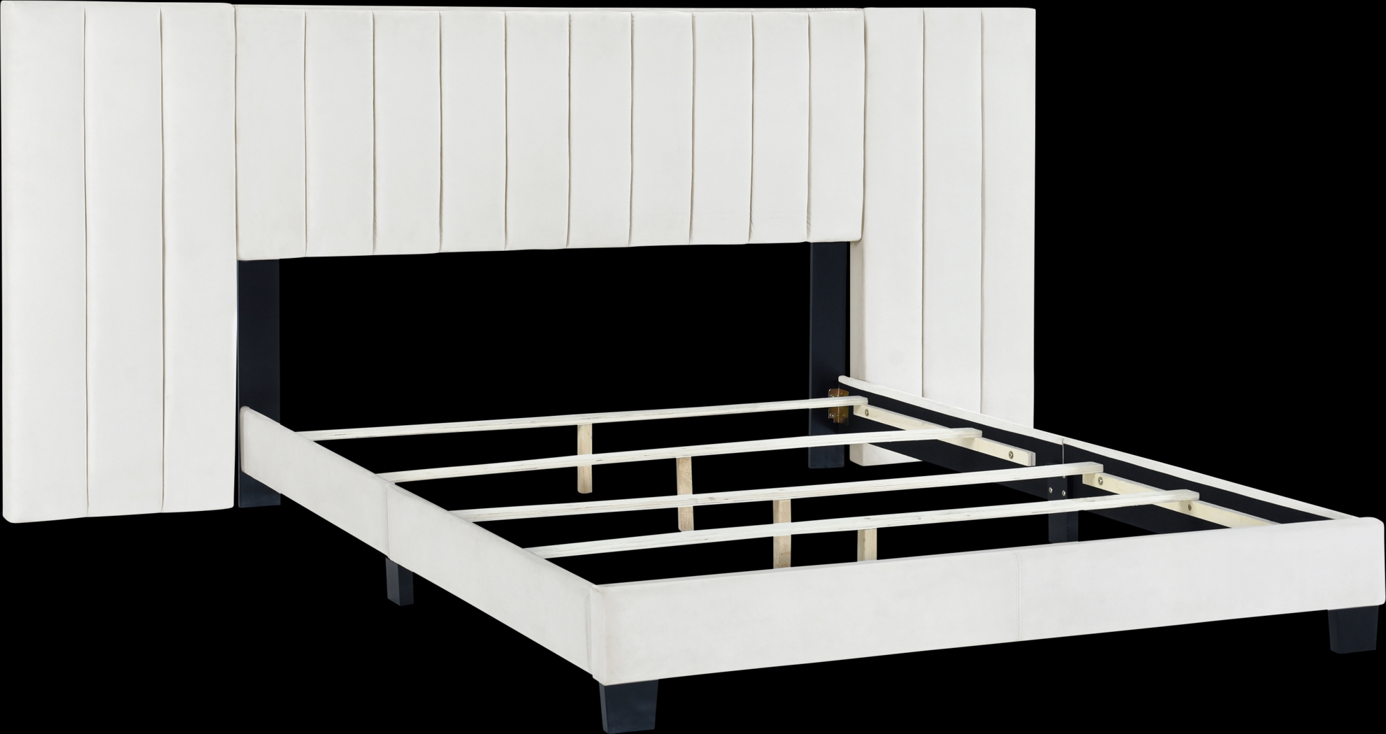 Larkhaven White Queen Bed - Thumbnail - Image 4