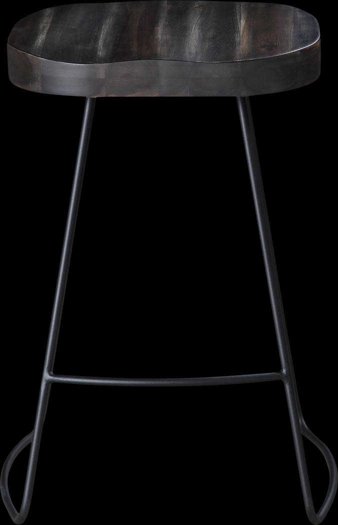 Larkmartin Brown Swivel Barstool - Thumbnail - Image 3