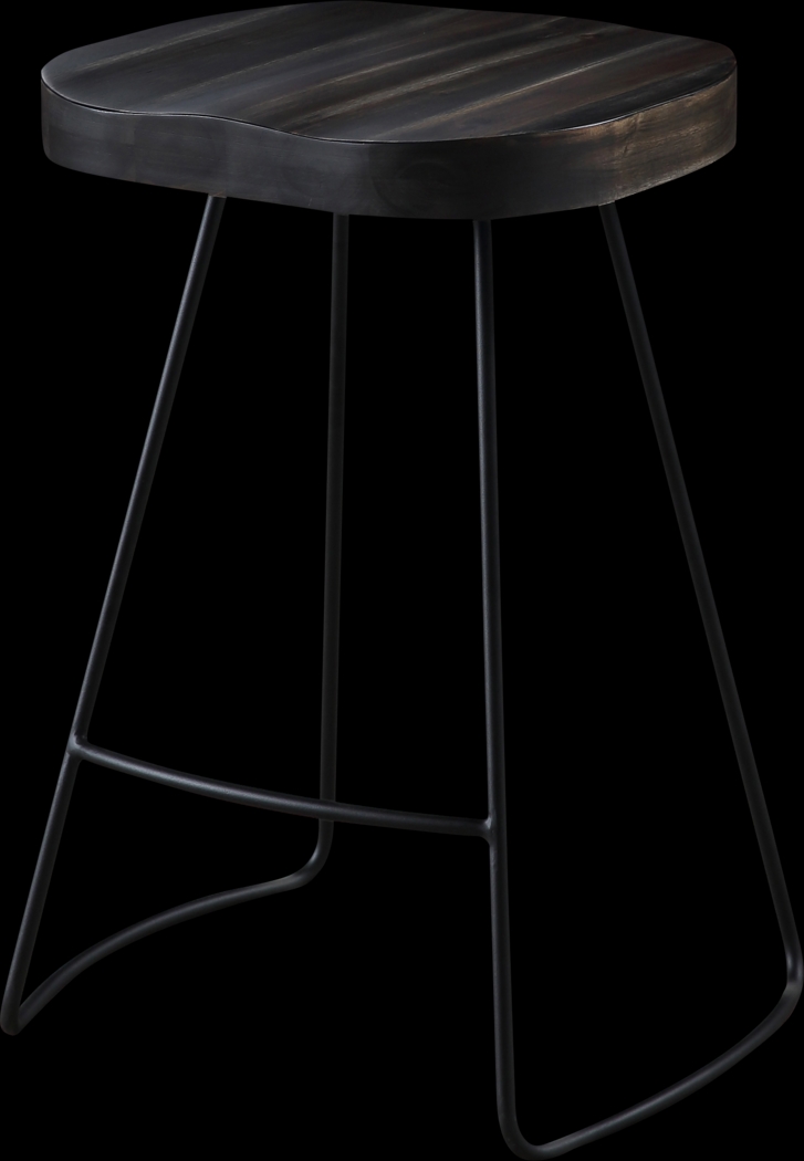 Larkmartin Brown Swivel Barstool - Thumbnail - Image 1