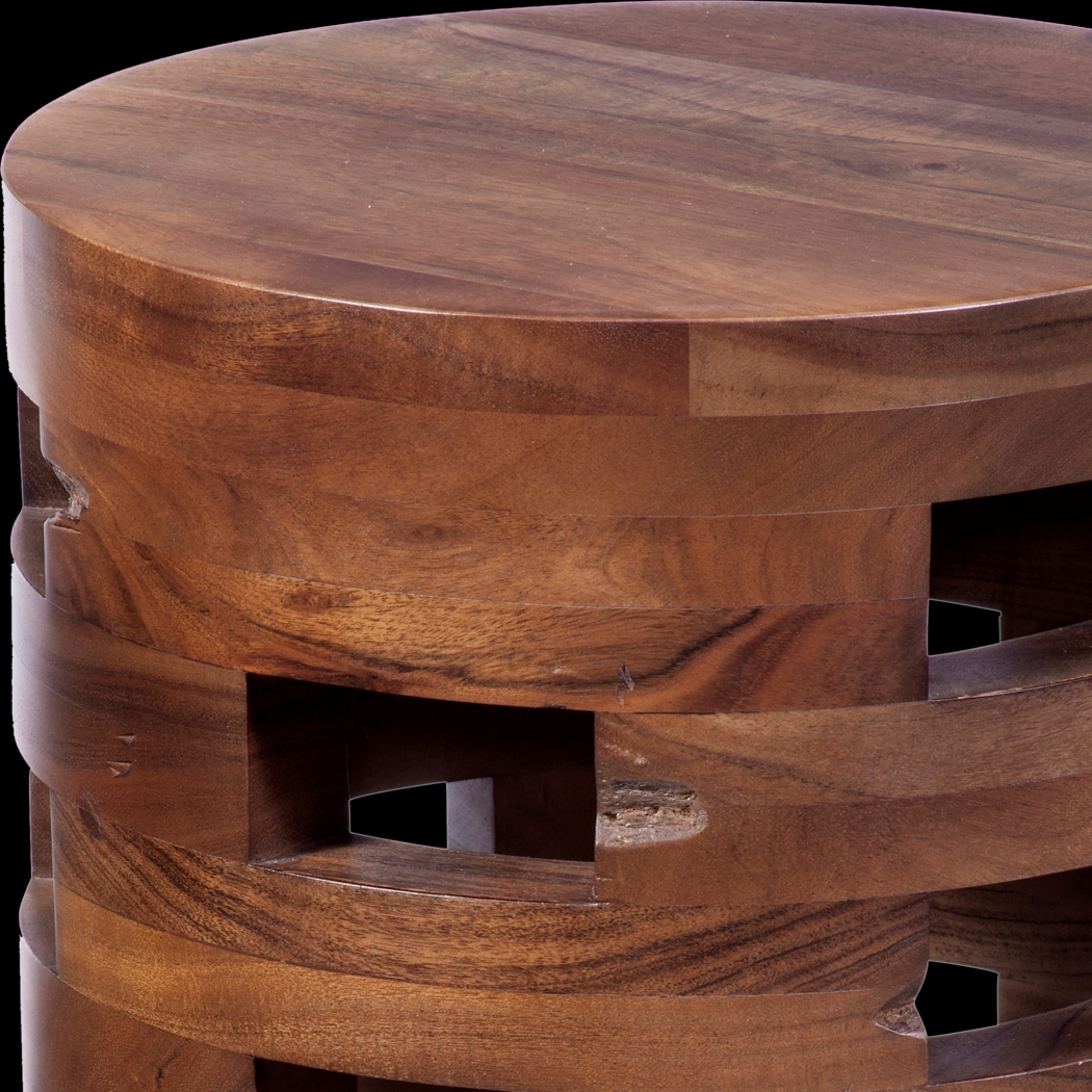 Larouche Brown Accent Table - Thumbnail - Image 2