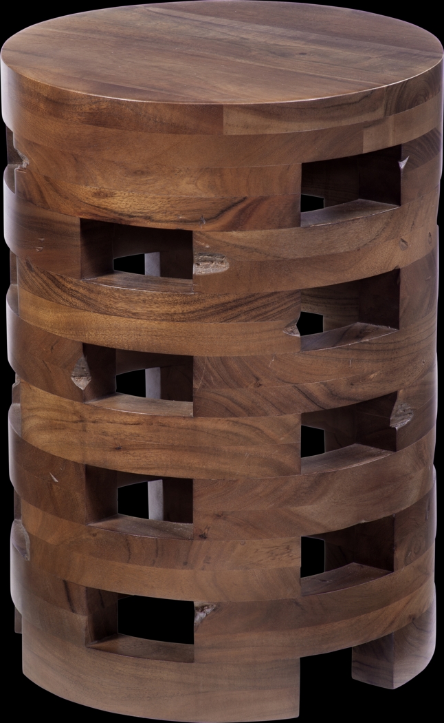 Larouche Brown Accent Table - Thumbnail - Image 1