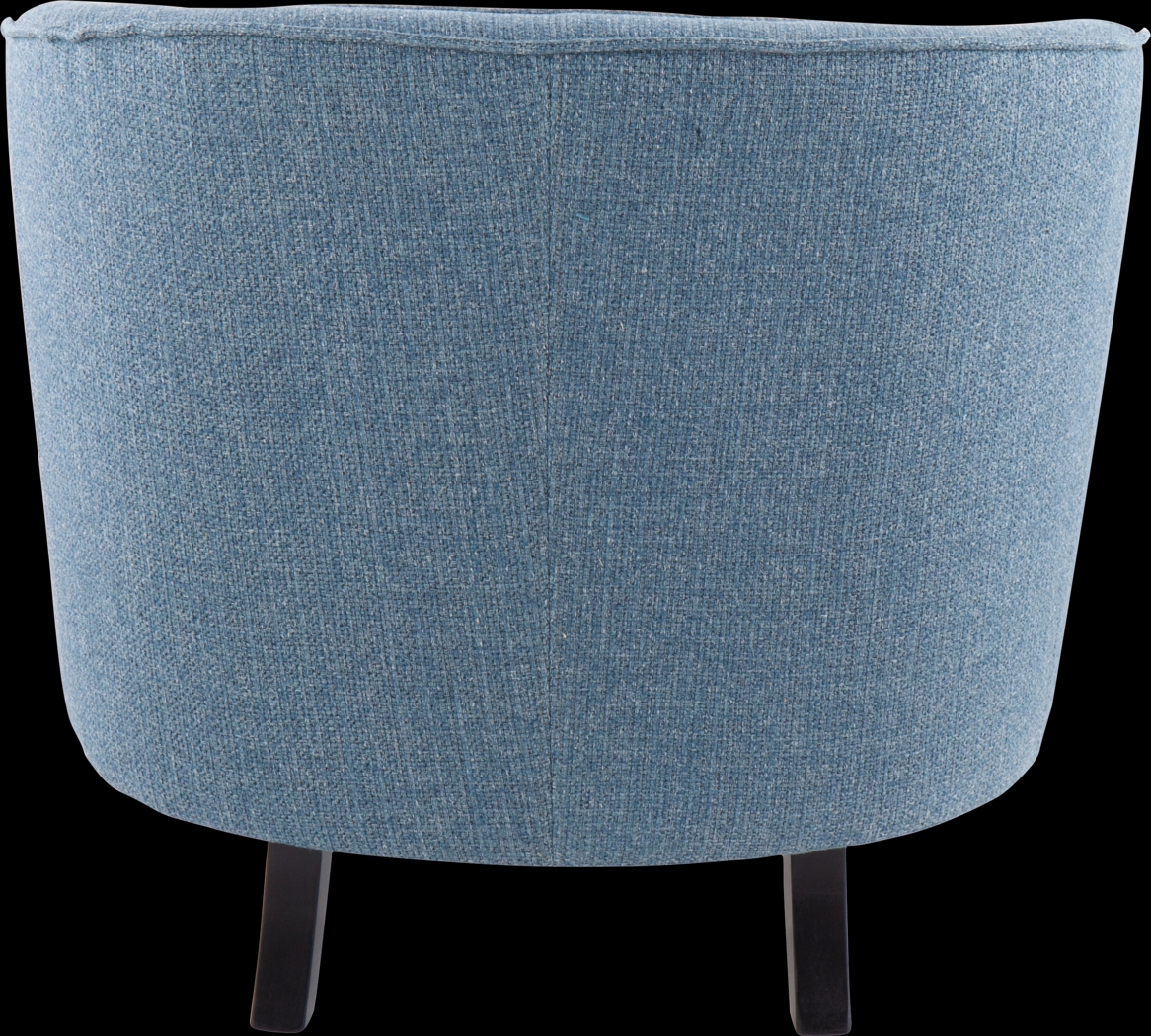 Larrabee Blue Accent Chair - Thumbnail - Image 4