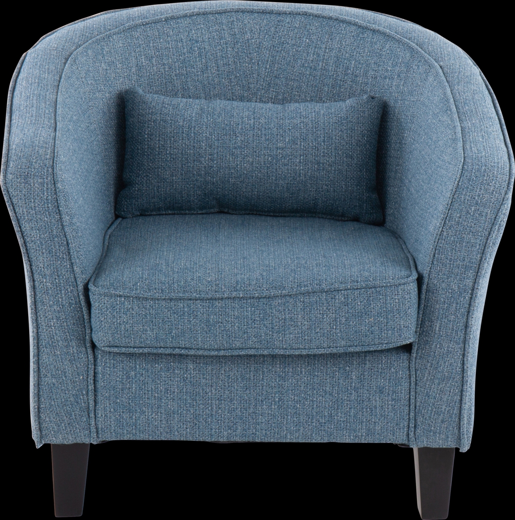 Larrabee Blue Accent Chair - Thumbnail - Image 5