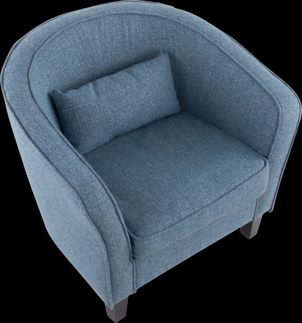 Larrabee Blue Accent Chair - Thumbnail - Image 6