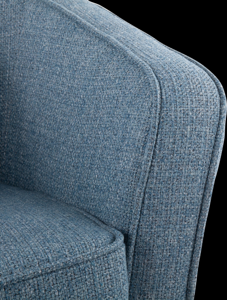 Larrabee Blue Accent Chair - Thumbnail - Image 7