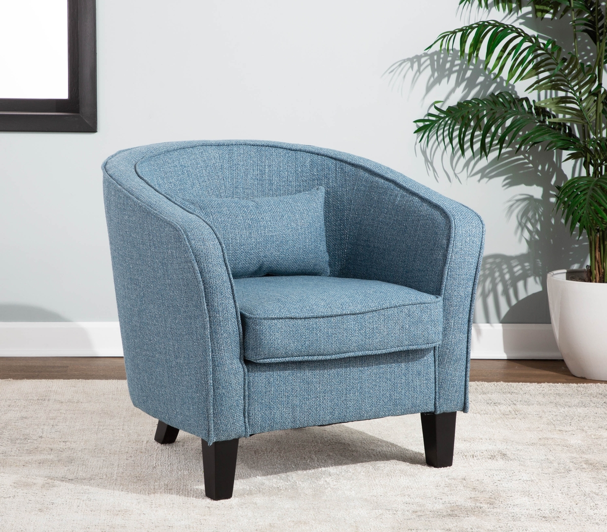 Larrabee Blue Accent Chair - Thumbnail - Image 9