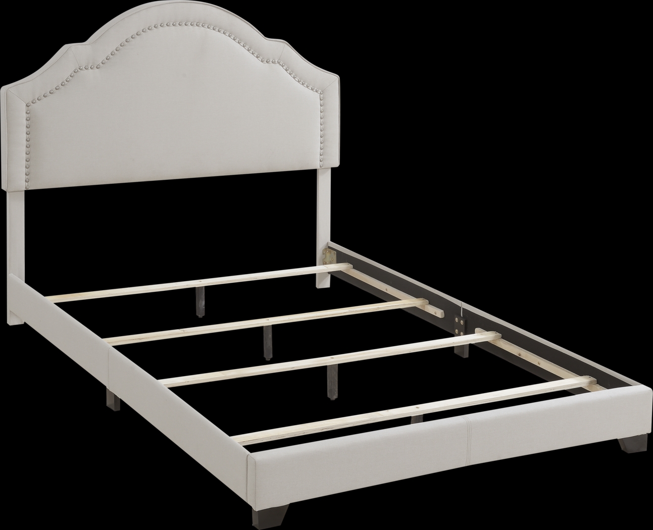 Larrea Gray Queen Bed - Thumbnail - Image 4