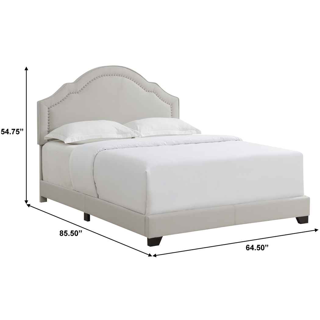Larrea Gray Queen Bed - Thumbnail - Image 9