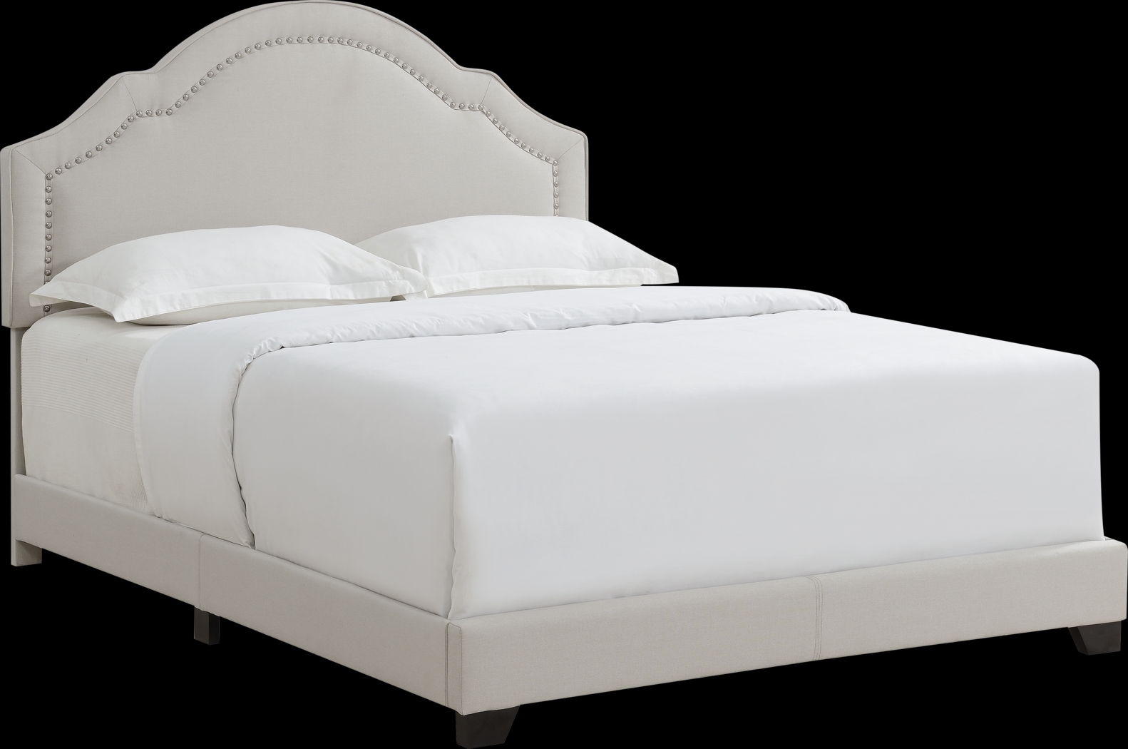 Larrea Gray Queen Bed - Thumbnail - Image 1