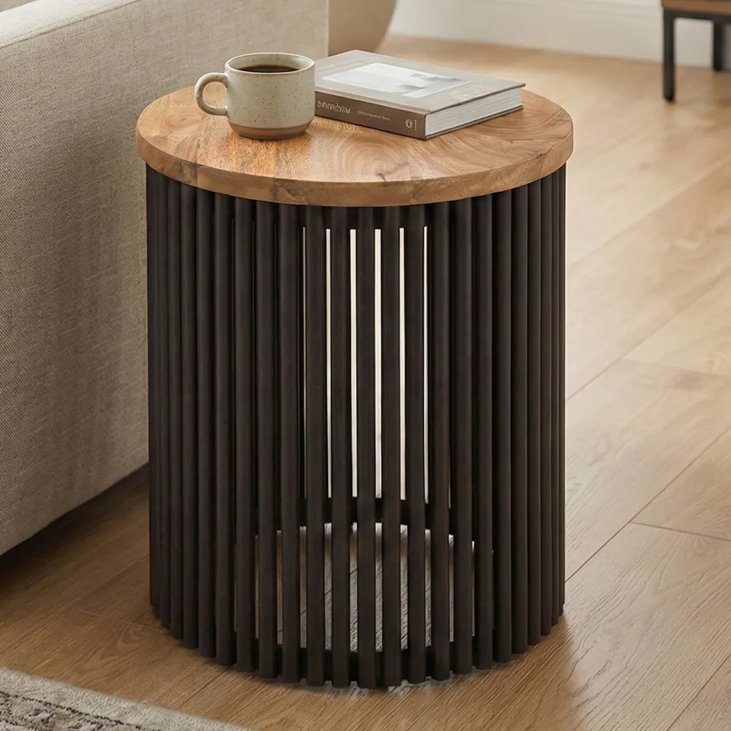 Larsen Brown Accent Table - Thumbnail - Image 2