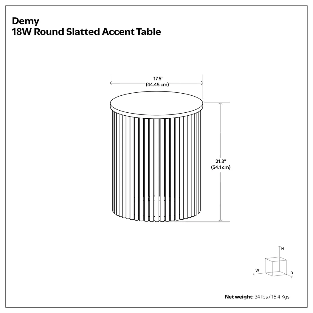 Larsen Brown Accent Table - Thumbnail - Image 4