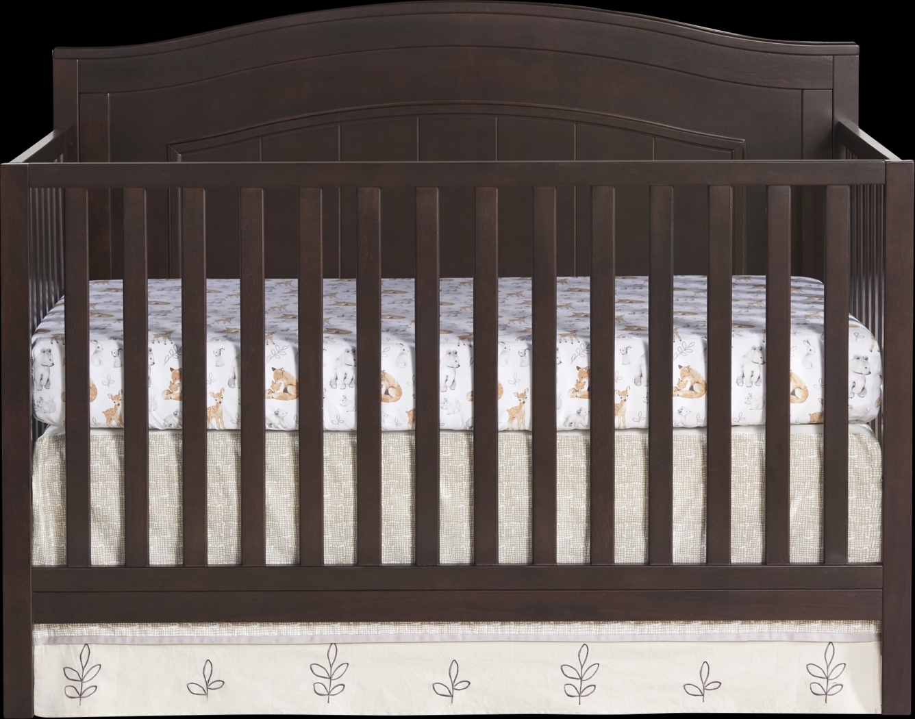 Larton Espresso Convertible Crib - Thumbnail - Image 2
