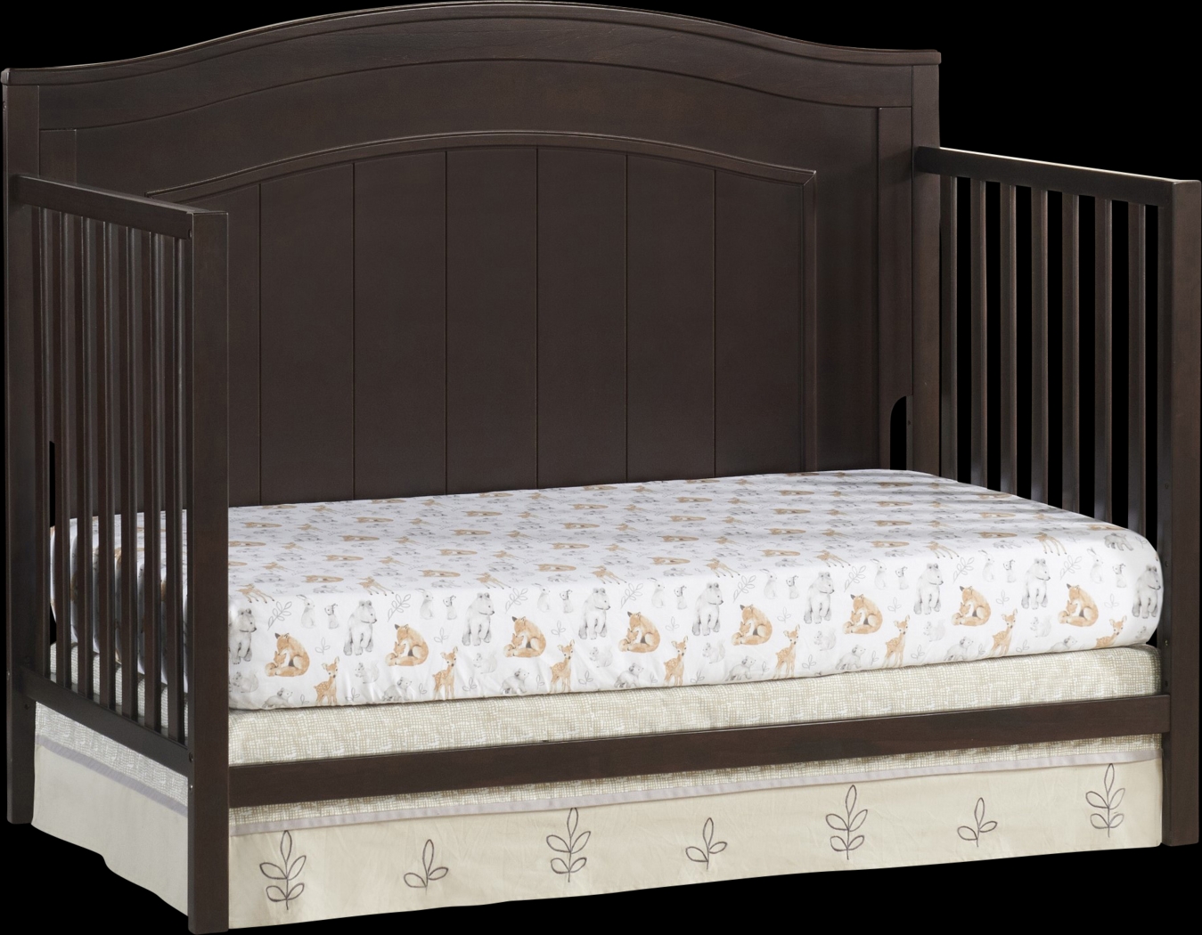Larton Espresso Convertible Crib - Thumbnail - Image 4
