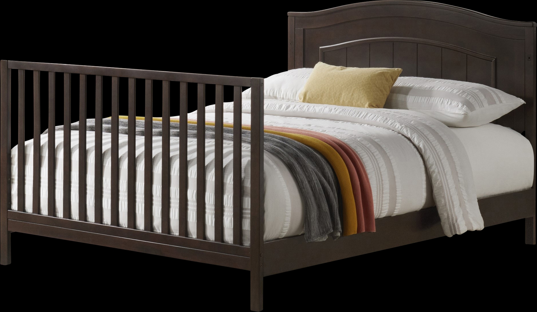 Larton Espresso Convertible Crib - Thumbnail - Image 5