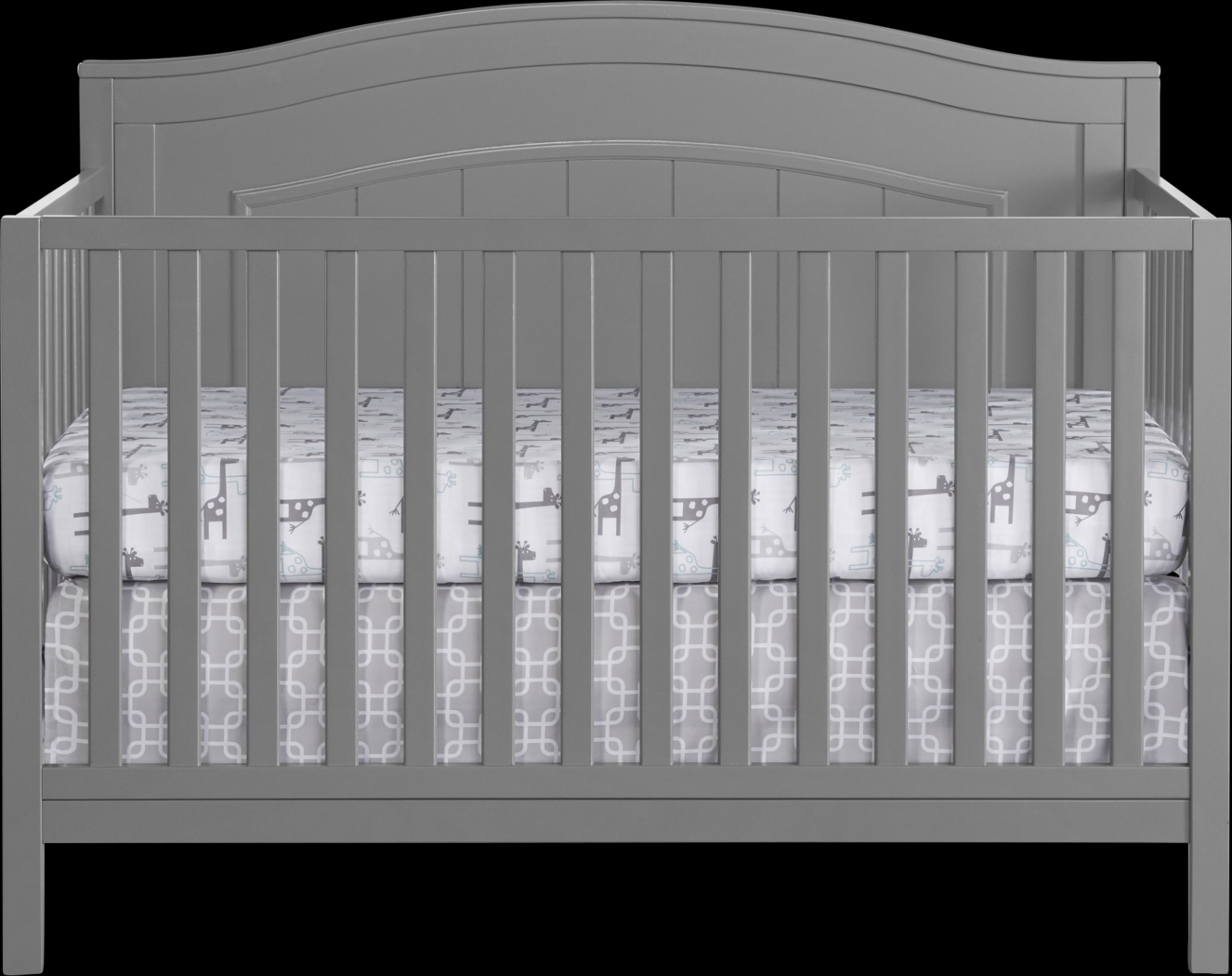 Larton Gray Convertible Crib - Thumbnail - Image 2