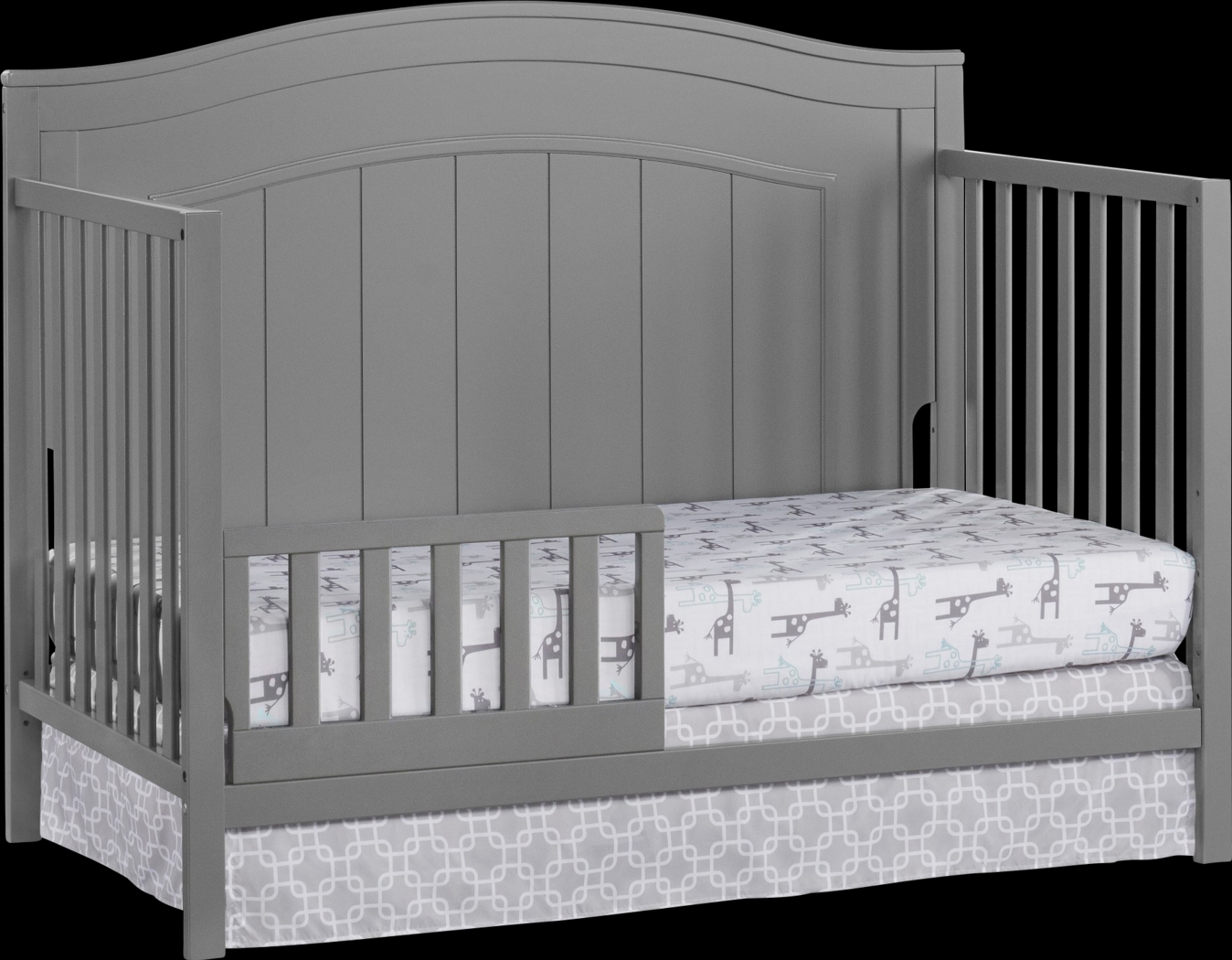 Larton Gray Convertible Crib - Thumbnail - Image 3