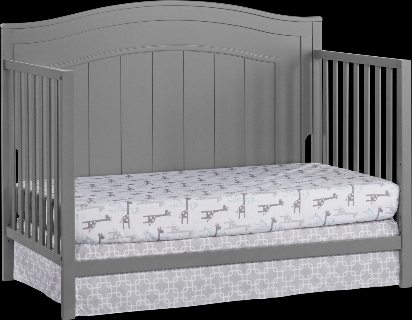Larton Gray Convertible Crib - Thumbnail - Image 4