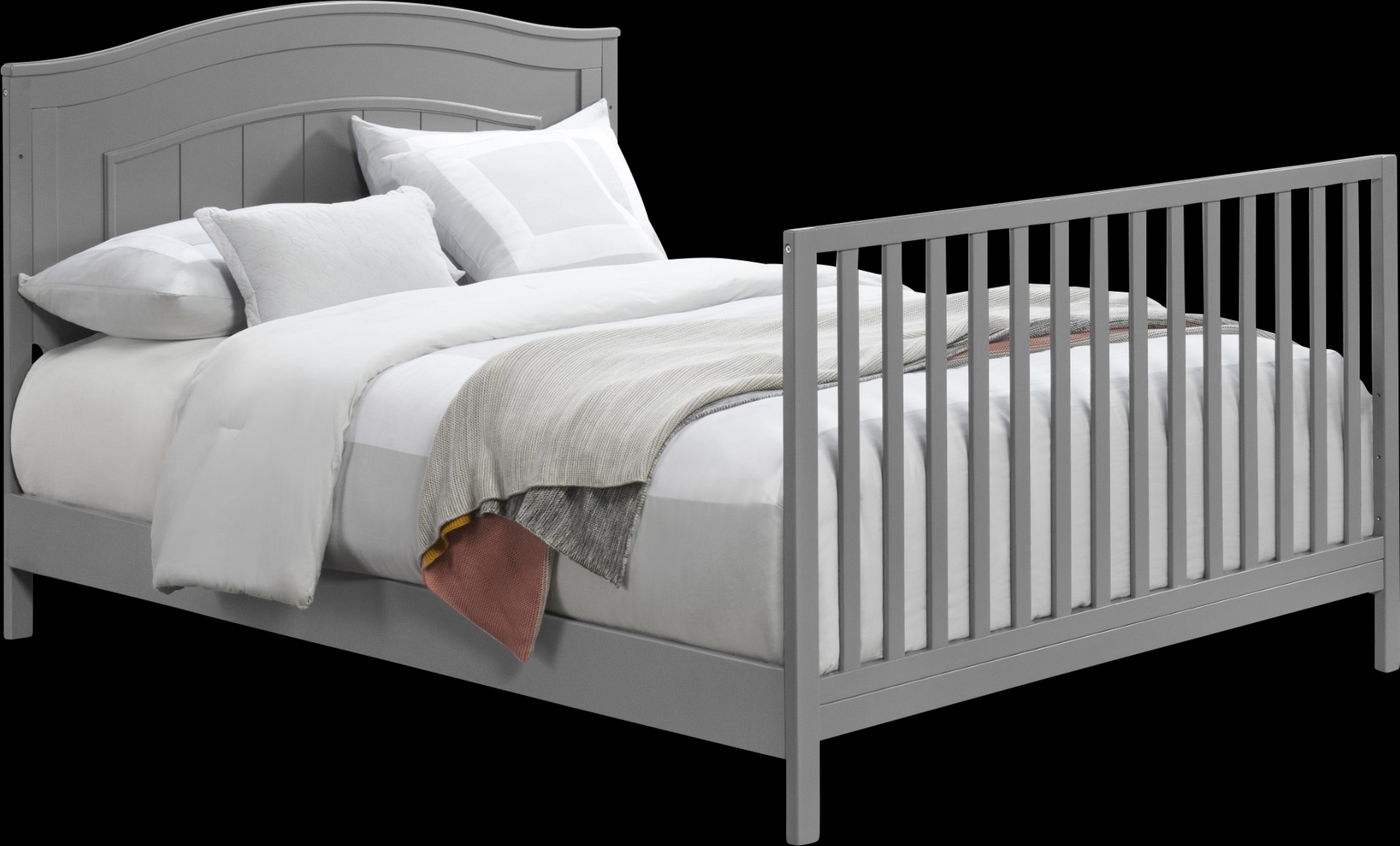 Larton Gray Convertible Crib - Thumbnail - Image 5