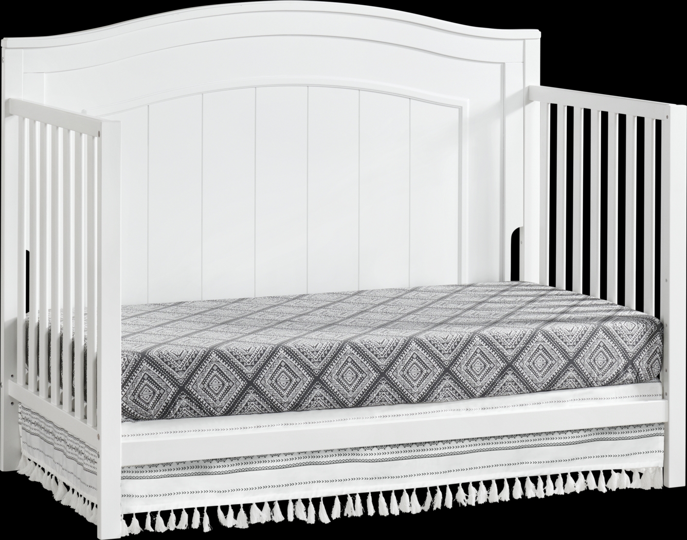 Larton White Convertible Crib - Thumbnail - Image 3