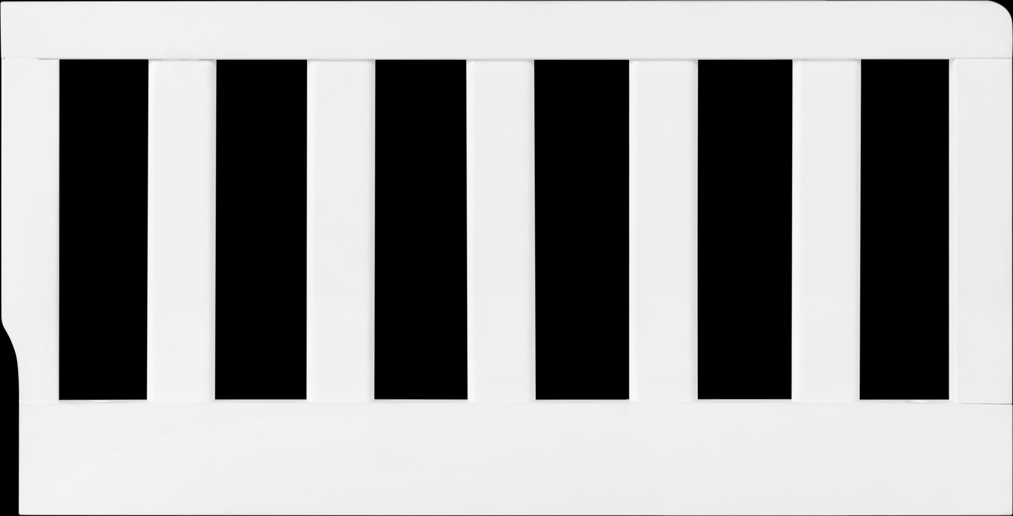 Larton White Toddler Rail - Thumbnail - Image 3