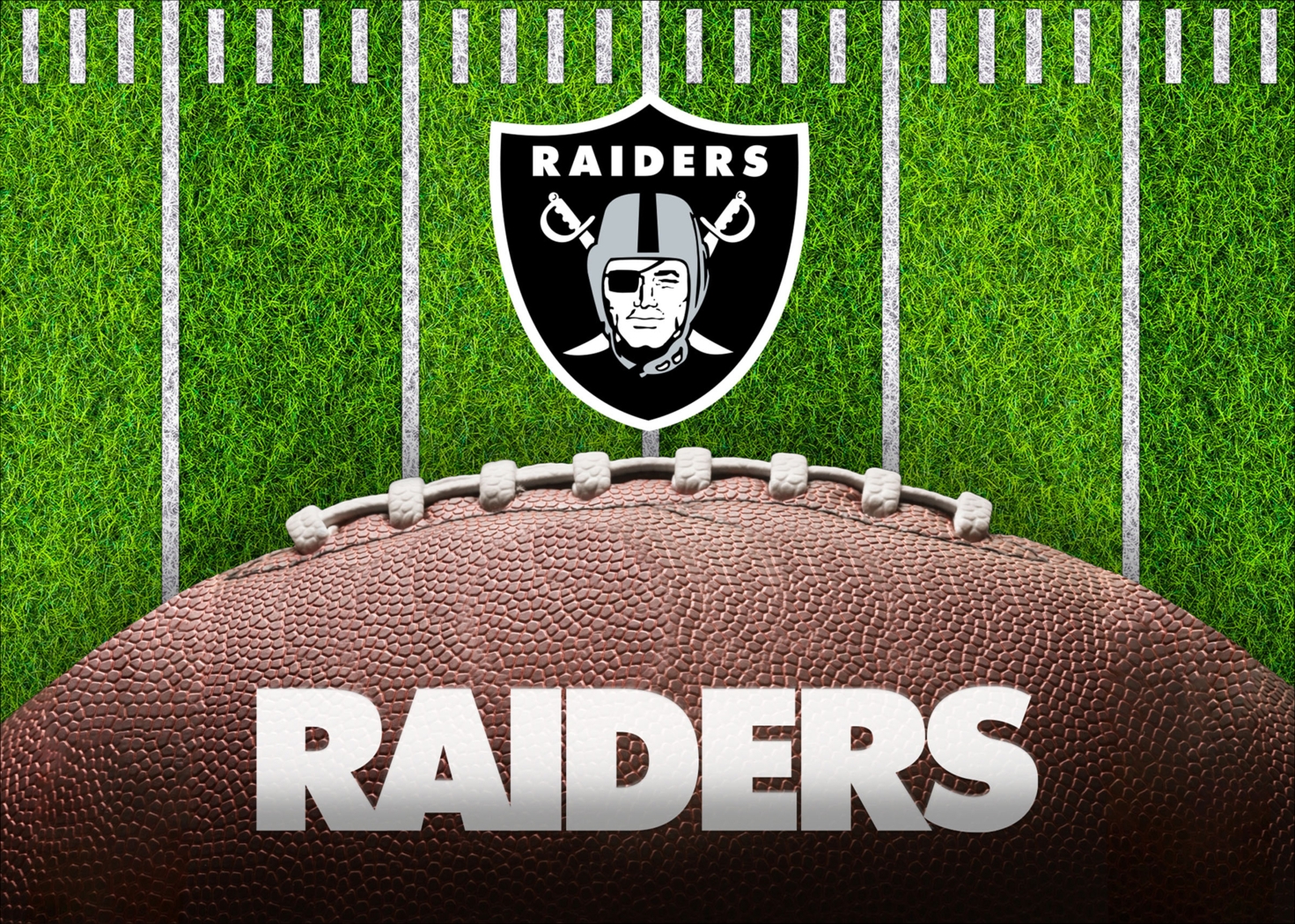 Las Vegas Raiders 5' x 7' Machine Washable Rug - Thumbnail - Image 1
