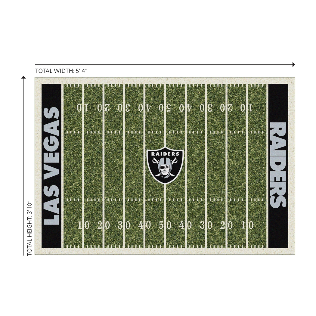 Las Vegas Raiders Green 4' x 6' Rug - Thumbnail - Image 3