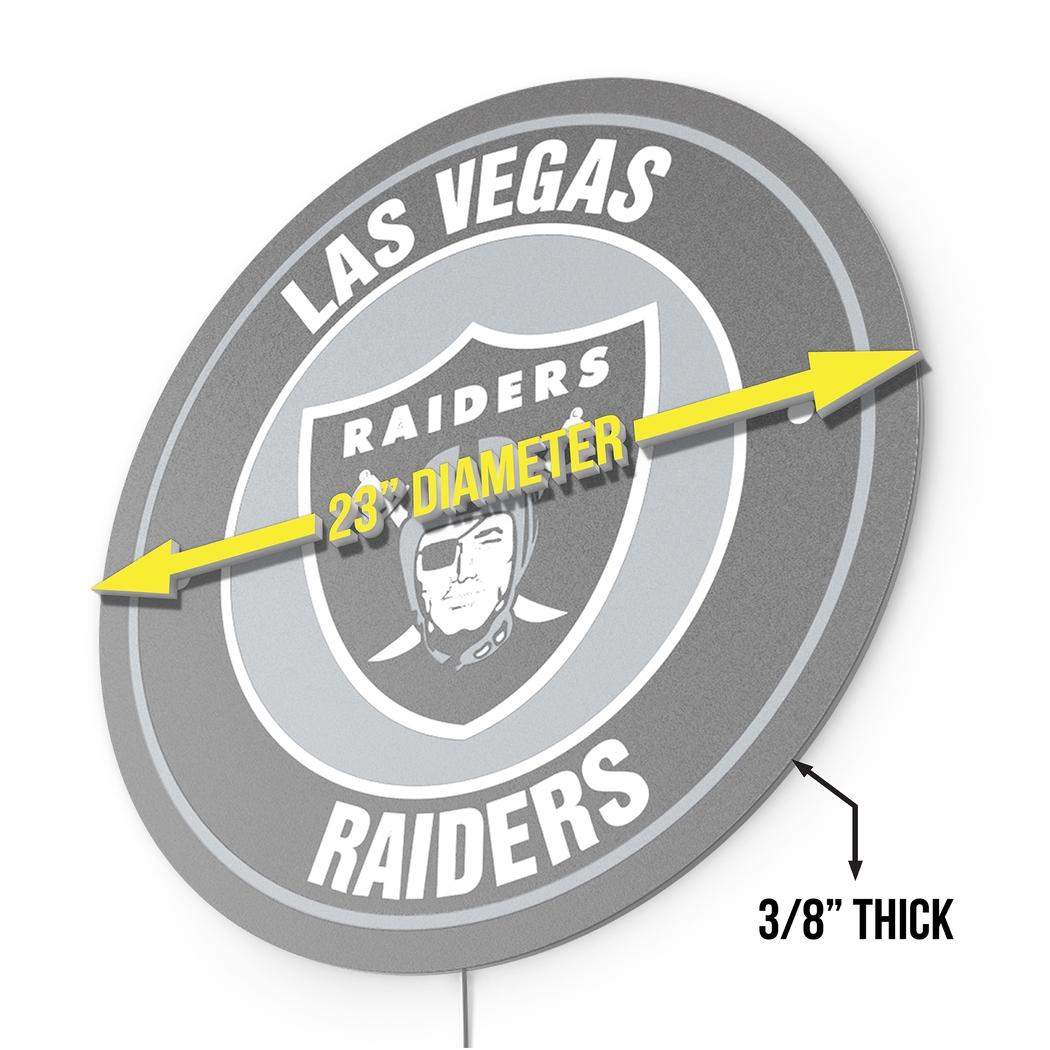 Las Vegas Raiders LED Wall Decor - Thumbnail - Image 7