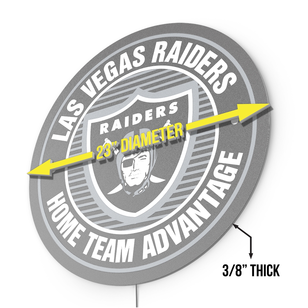 Las Vegas Raiders LED Wall Decor - Thumbnail - Image 7