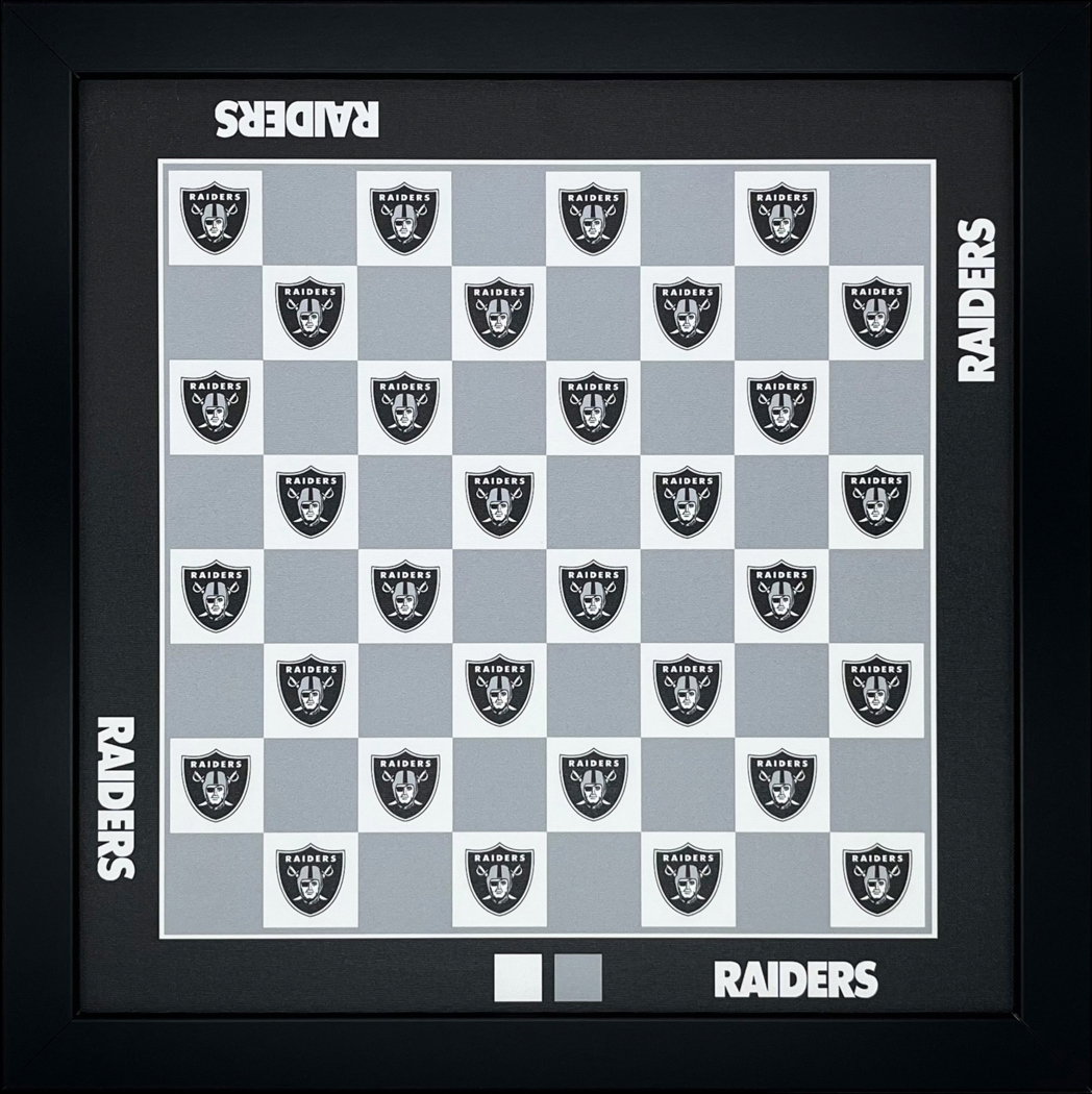 Las Vegas Raiders Wall Chess Set - Thumbnail - Image 1
