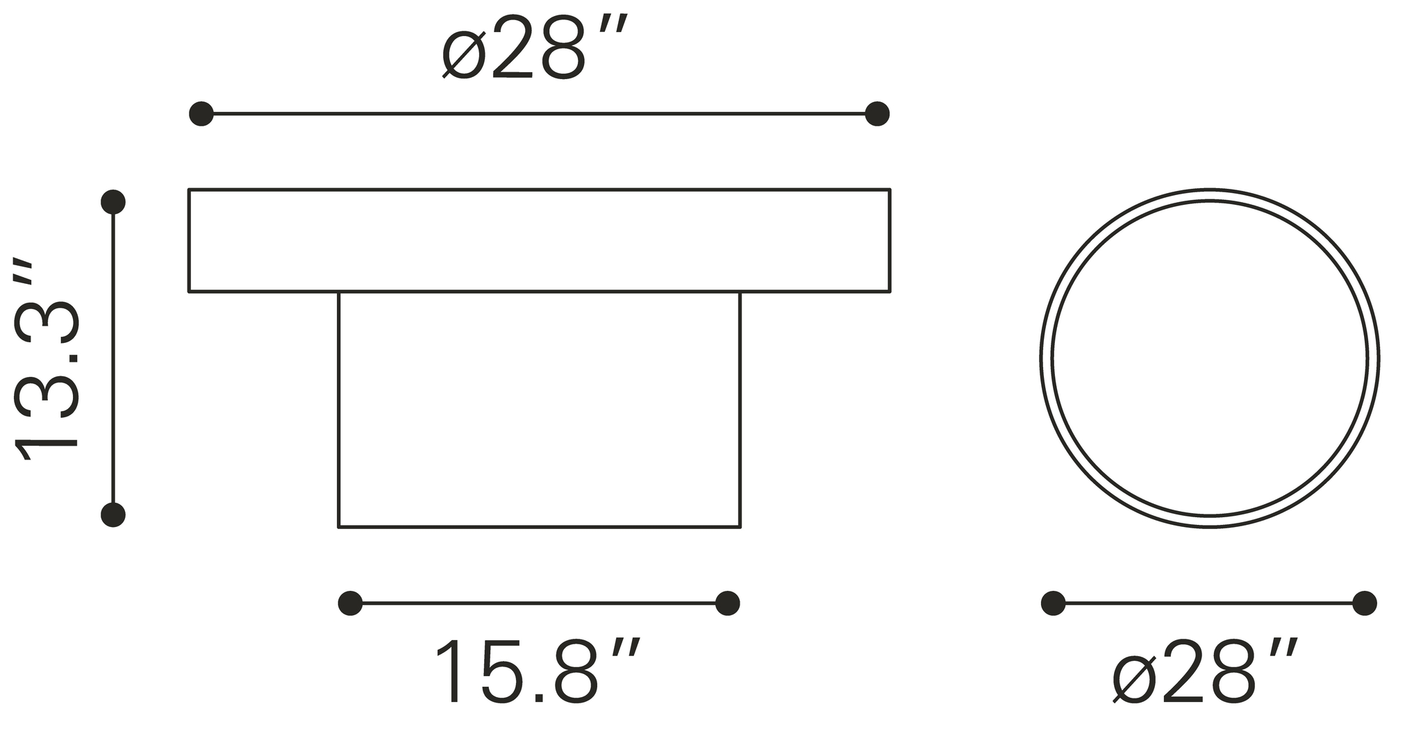 Lasala Black Cocktail Table - Thumbnail - Image 6