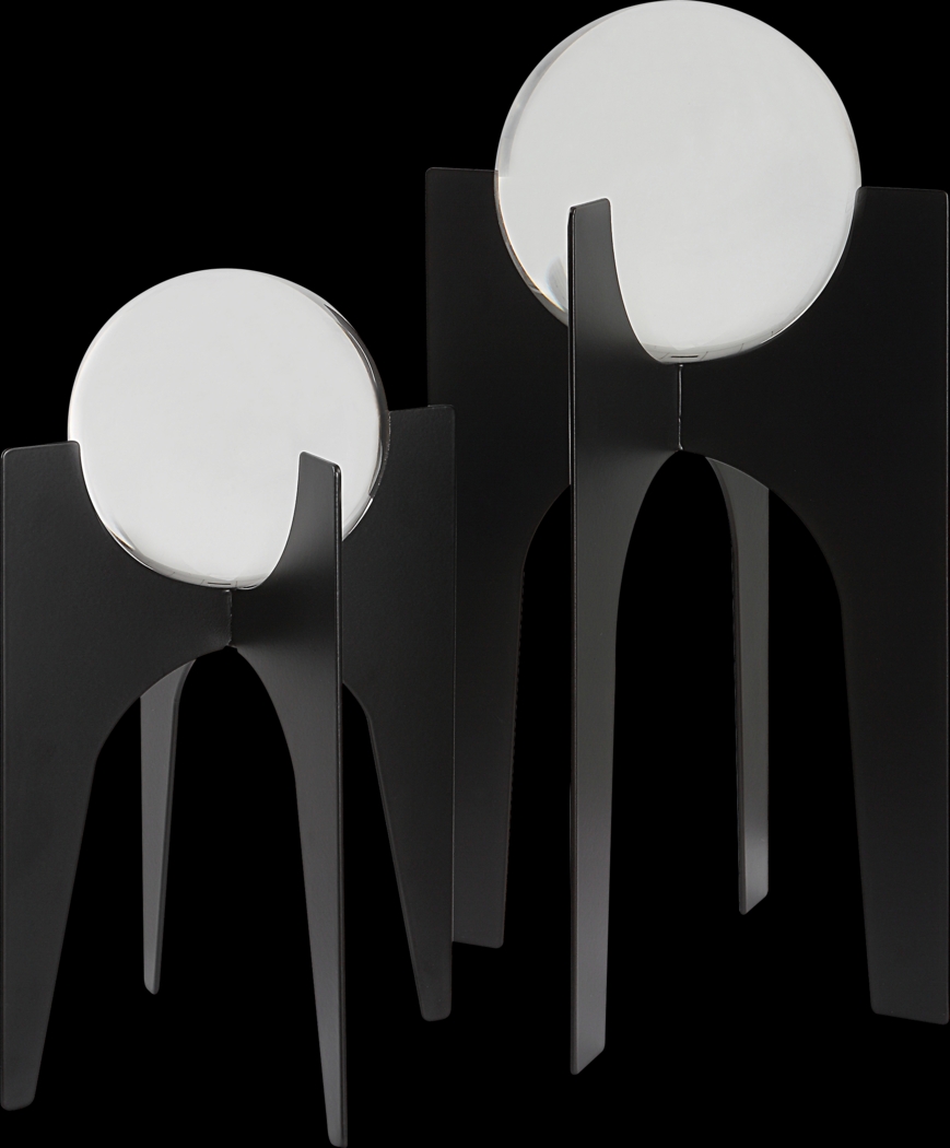 Lasale Black Sculpture, Set of 2 - Thumbnail - Image 1