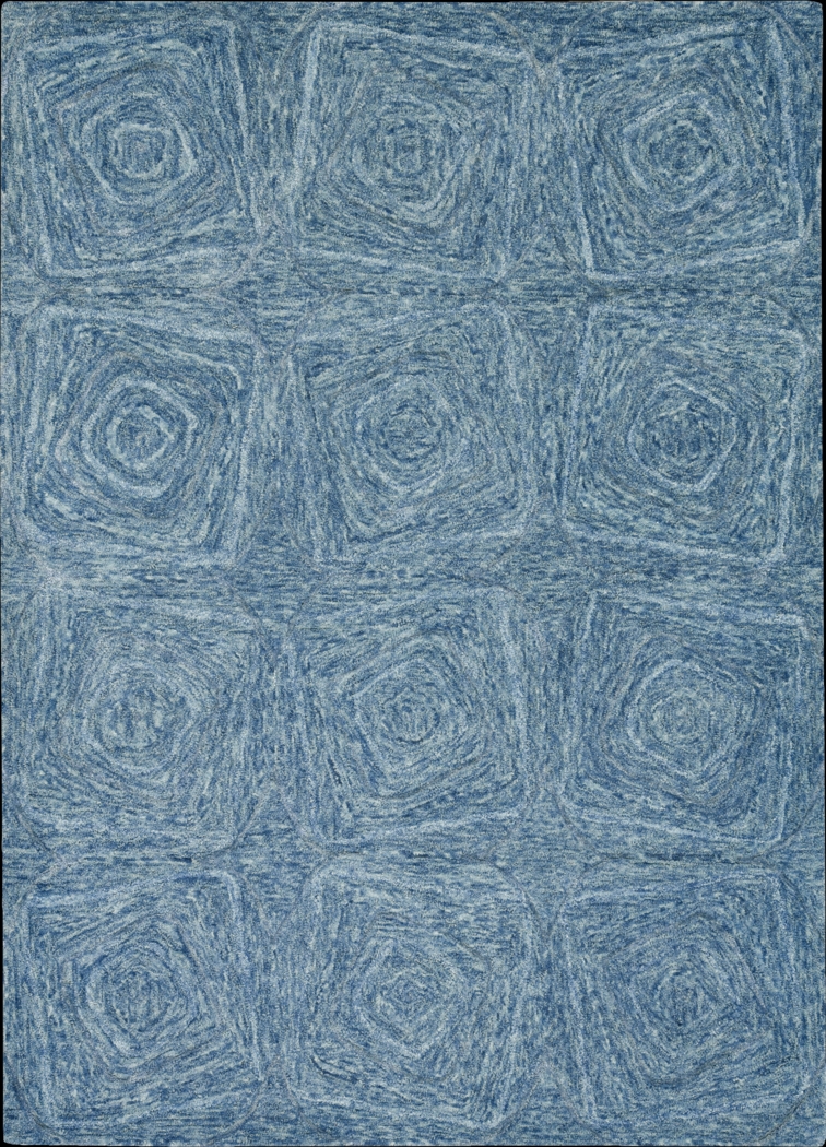 Laselle Navy 7'6 x 9'6 Rug - Thumbnail - Image 1