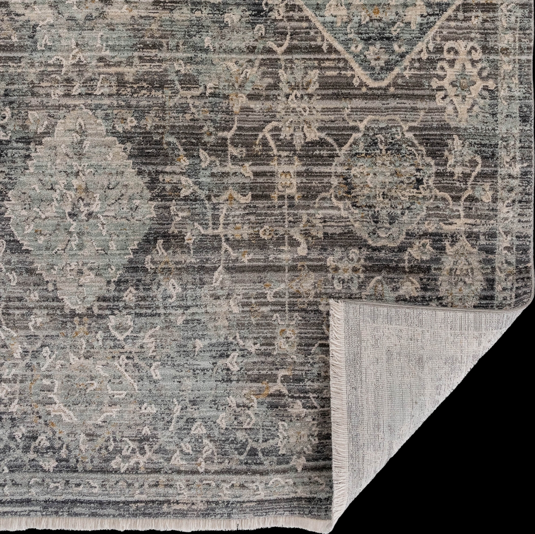 Lashrane Blue 2'7 x 10' Rug - Thumbnail - Image 4