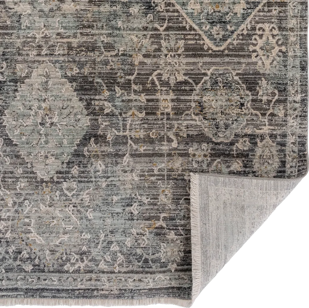 Lashrane Blue 5'3 x 7'10 Rug - Thumbnail - Image 4