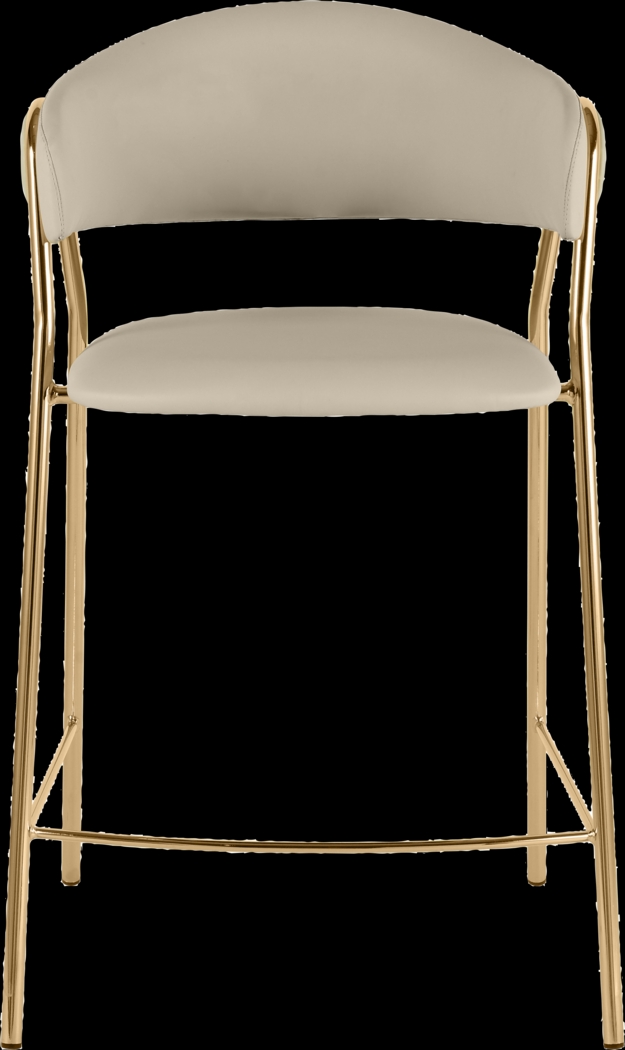 Lasiandra Beige Counter Stool, Set of 2 - Thumbnail - Image 5