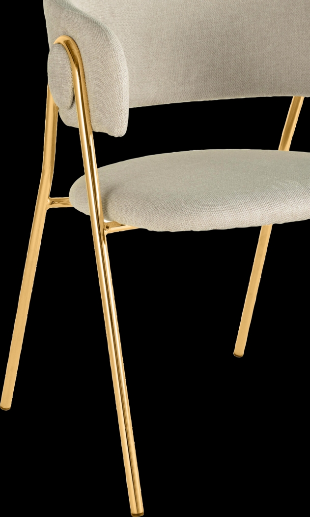 Lasiandra Cream Dining Chair, Set of 2 - Thumbnail - Image 3