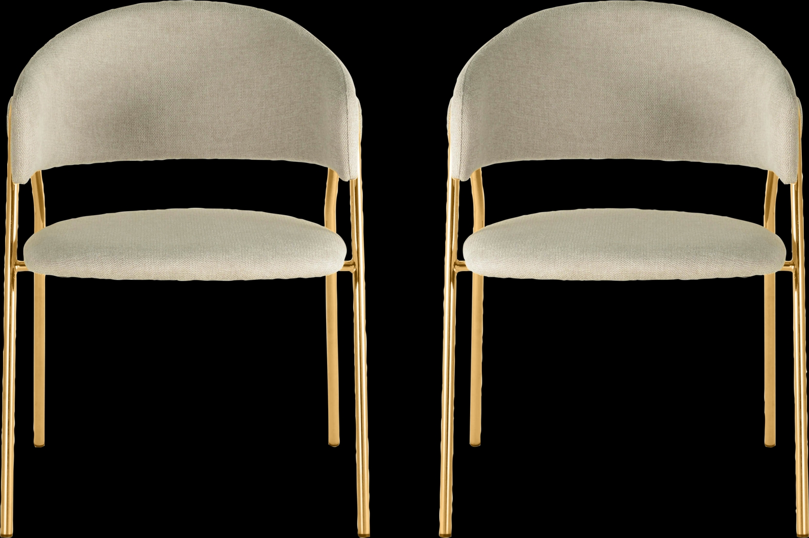 Lasiandra Cream Dining Chair, Set of 2 - Thumbnail - Image 1
