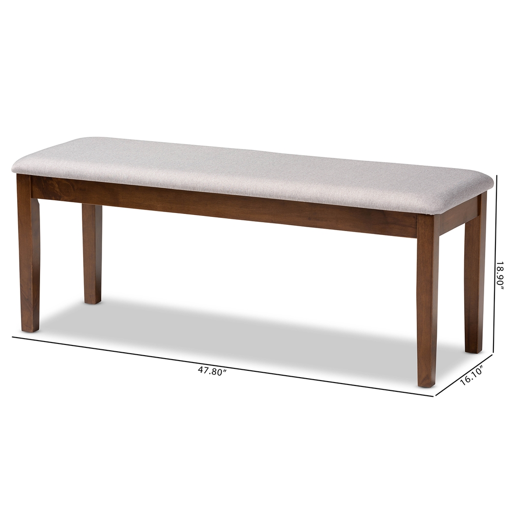 Lasic Walnut Bench - Thumbnail - Image 7