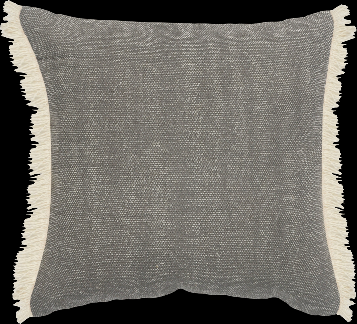 Laspelan Gray Throw Pillow - Thumbnail - Image 1