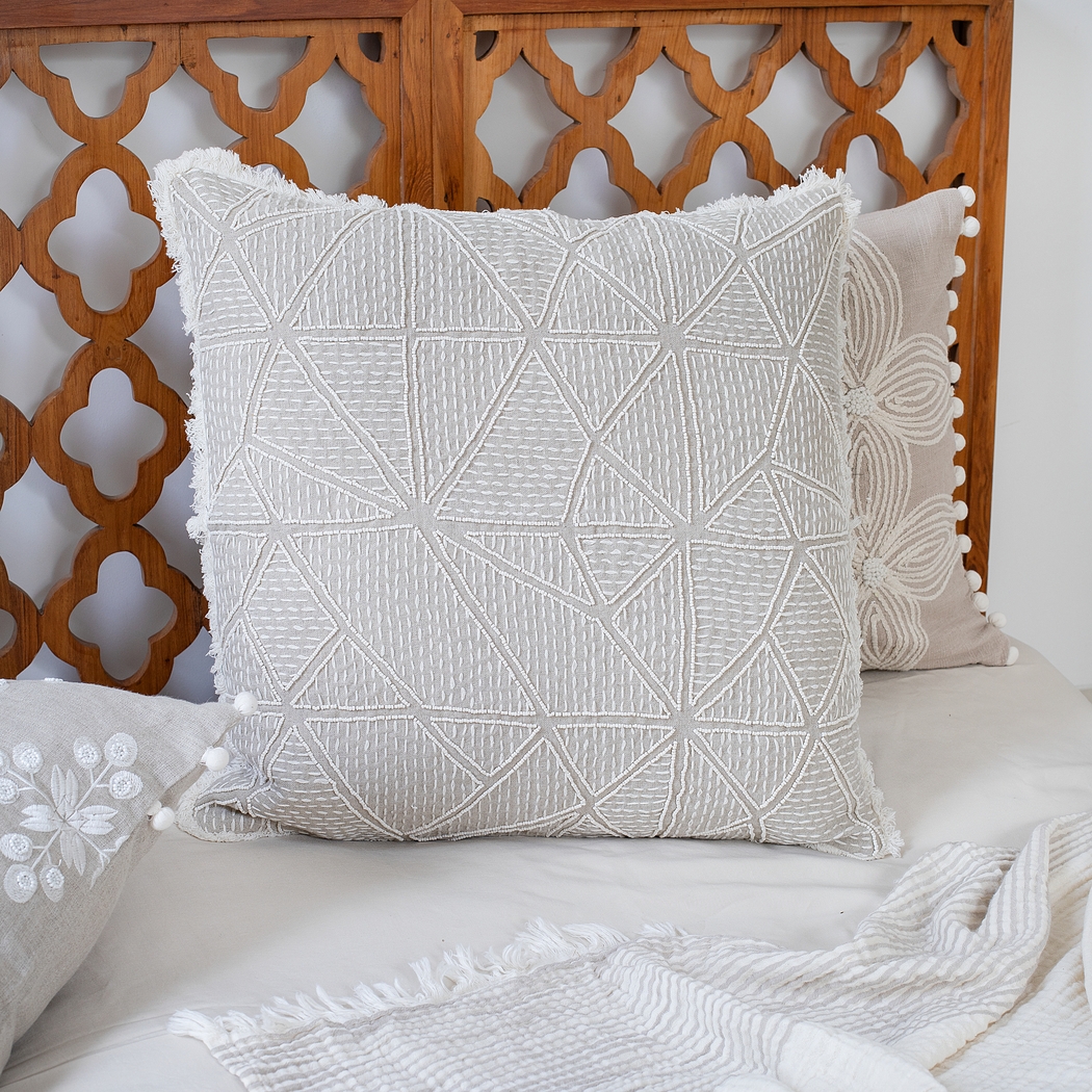 Lassree Ivory Accent Pillow - Thumbnail - Image 2