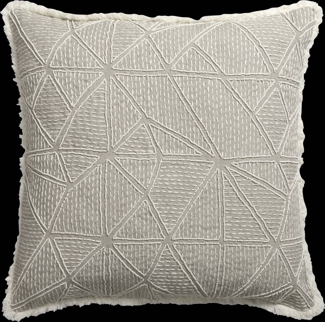 Lassree Ivory Accent Pillow - Thumbnail - Image 1