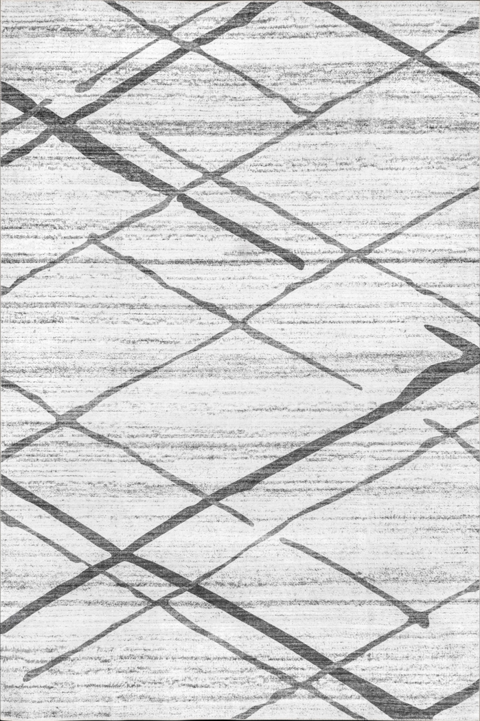 Lastur Light Gray 6' x 9' Rug - Thumbnail - Image 1