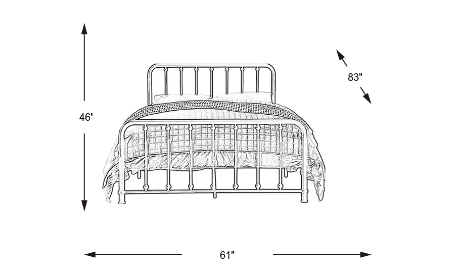 Dimension Image. Please refer to the Dimension Tab on this page for dimension details.