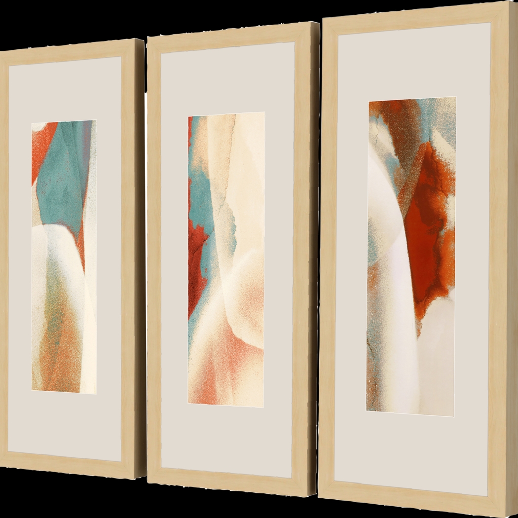 Late Night Drive Red Framed Artwork, Set of 3 - Thumbnail - Image 3