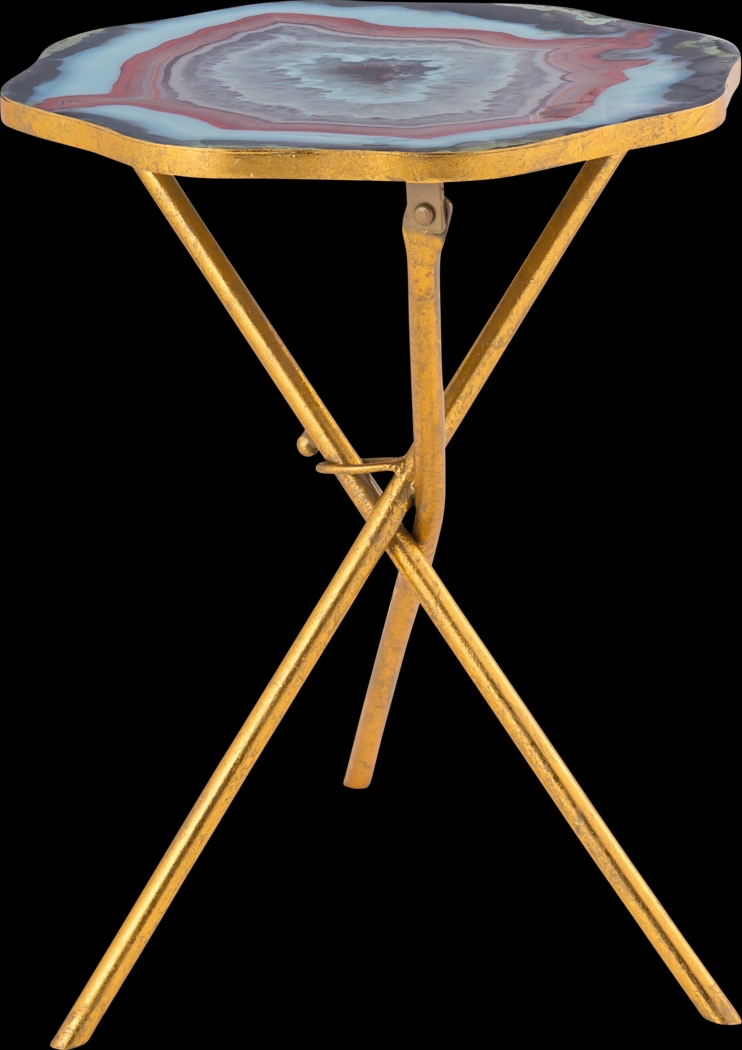 Lateran Blue Accent Table - Thumbnail - Image 3