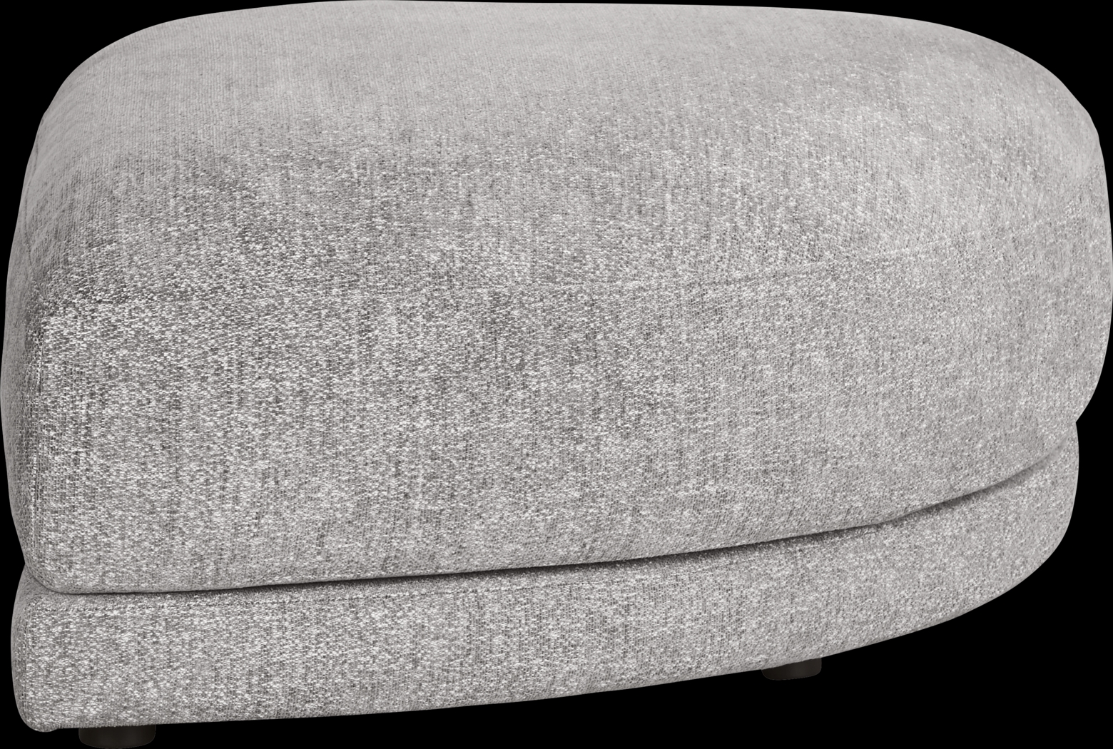 Latham Court Gray Pie Bumper Ottoman - Thumbnail - Image 2