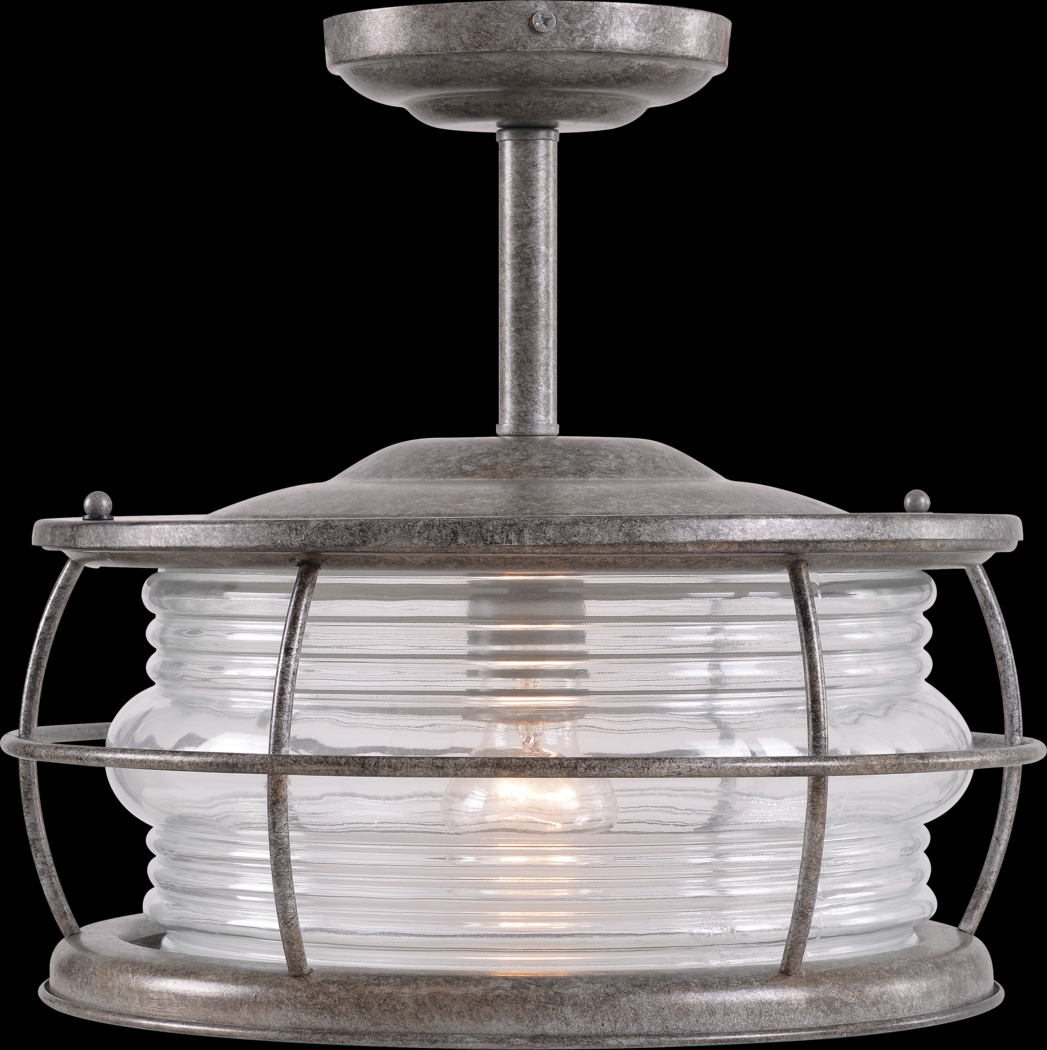 Latika Gray Outdoor Chandelier - Thumbnail - Image 1