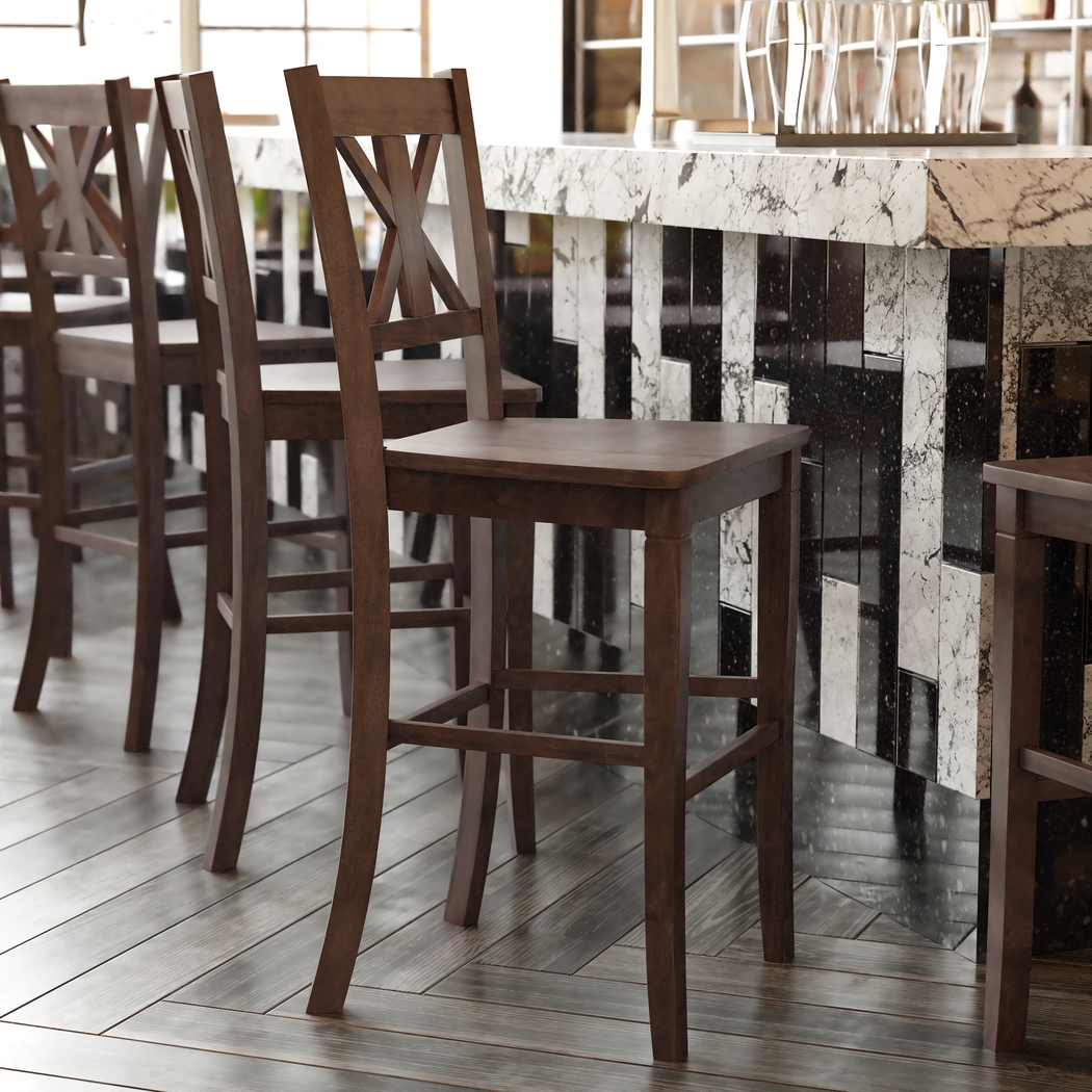 Latourette Gray Barstool, Set of 2 - Thumbnail - Image 3