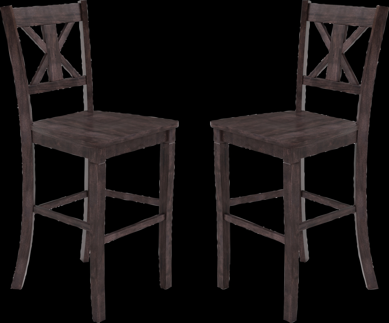 Latourette Gray Barstool, Set of 2 - Thumbnail - Image 1